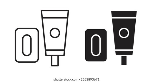 hygiene kit icon vector illustration on a transparent background.