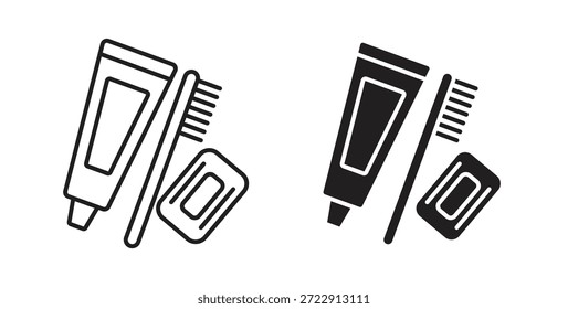 Hygiene-Kit-Symbol für Web und App. Vektorgrafik eps