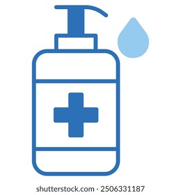 Hygiene Kits Icon Design. Representing Sanitation. Personal Hygiene. Cleanliness. Health Safety. Vector icon.