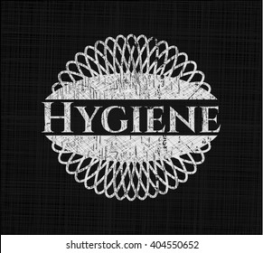 Hygiene on chalkboard