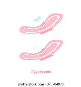 Hygiene pads, woman hygiene