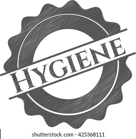 Hygiene-Bleistiftemblem