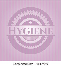 Hygiene pink emblem