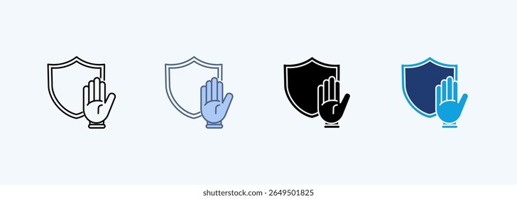 Hygiene Practices line icon single high quality
