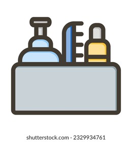Hygiene Product Thick Line Filled Colors For Personal And Commercial Use.
