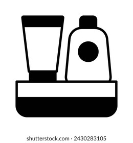 Diseño vectorial de productos de higiene aislado sobre fondo blanco
