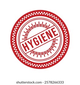 Hygiene Rubber stamp design Vector 
