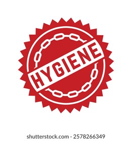 Hygiene Rubber stamp design Vector 