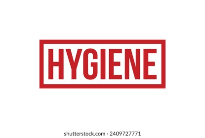 Vector de sellos de goma de higiene