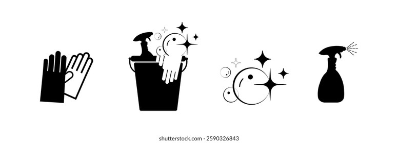 hygiene sign on white background
