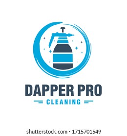 hygiene spray tool logo design