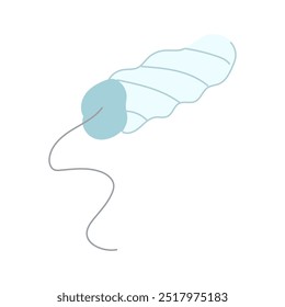 hygiene tampon cartoon. absorbency comfort, protection organic, cotton biodegradable hygiene tampon sign. isolated symbol vector illustration
