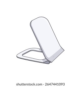 hygiene toilet seat cartoon. cover lid, comfort installation, cleaning durability hygiene toilet seat sign. isolated symbol vector illustration