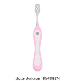 Hygiene toothbrush icon. Flat illustration of hygiene toothbrush vector icon for web