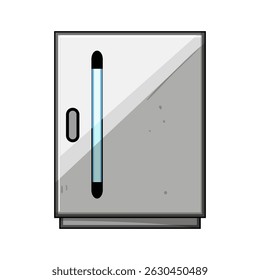 hygiene uv light sanitizer medical cartoon. safety technology, innovation efficiency, effectiveness wavelength hygiene uv light sanitizer medical sign. isolated symbol vector illustration