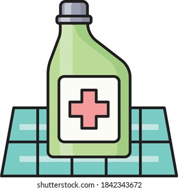 hygiene vector colour line icon 