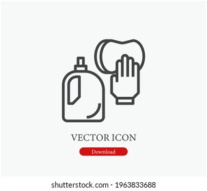 Hygiene vector icon.  Editable stroke. Symbol in Line Art Style for Design, Presentation, Website or Apps Elements, Logo. Pixel vector graphics - Vector