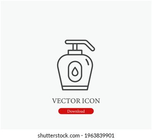 Hygiene vector icon.  Editable stroke. Symbol in Line Art Style for Design, Presentation, Website or Apps Elements, Logo. Pixel vector graphics - Vector