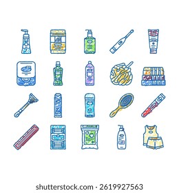 hygiene virus hand soap clean doodle icons set vector. protection wash, health water, bathroom care, healthy corona, bacteria people hygiene virus hand soap clean sketch hand drawn