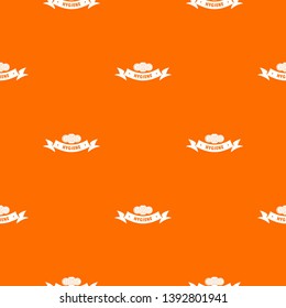 Hygiene wound pattern vector orange for any web design best