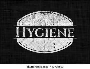 Hygiene written on a blackboard