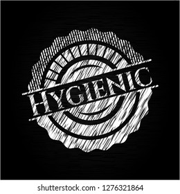 Hygienic chalk emblem