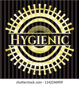 Hygienic gold emblem