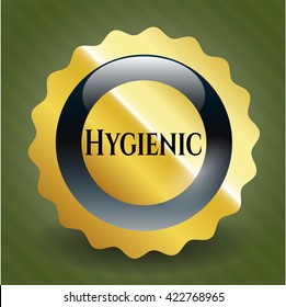 Hygienic golden emblem