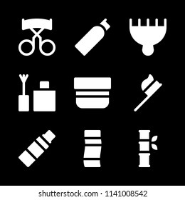 hygienic, hair salon, femenine and hair salon icons set. Vector graphic design for web and application