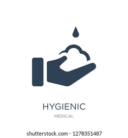 hygienic icon vector on white background, hygienic trendy filled icons from Medical collection, hygienic vector illustration