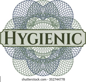 Hygienic linear rosette