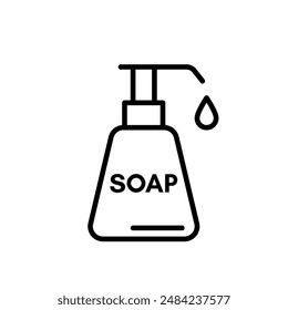 Hygienic liquid yarn - vector icon