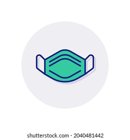 Hygienic Mask icon in vector. Logotype