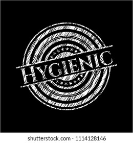  Hygienic on chalkboard