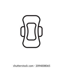 HYGIENIC PAD icon in vector. Logotype