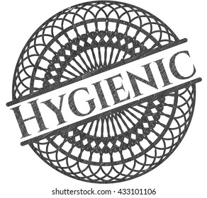 Hygienic with pencil strokes