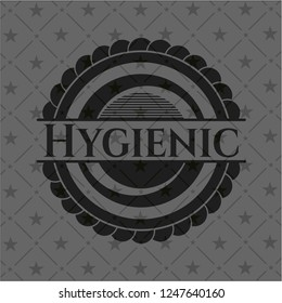 Hygienic realistic dark emblem