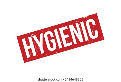 Hygienic Rubber Stamp Seal Vector