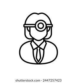 Hygienist icon in vector. Logotype
