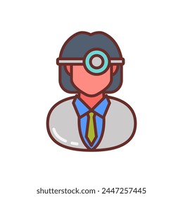 Hygienist icon in vector. Logotype
