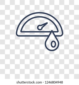 Hygrometer icon. Trendy Hygrometer logo concept on transparent background from sauna collection