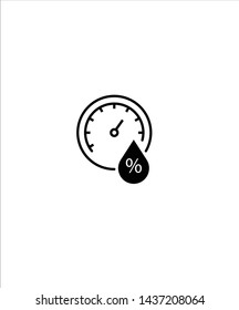 hygrometer line icon,vector best flat line icon.
