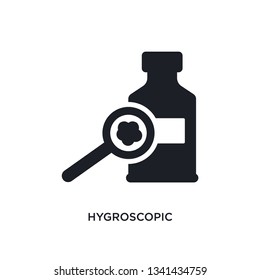 hygroscopic isolated icon. simple element illustration from cleaning concept icons. hygroscopic editable logo sign symbol design on white background. can be use for web and mobile