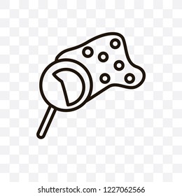 Hygroscopic vector linear icon isolated on transparent background, Hygroscopic transparency concept can be used for web and mobile