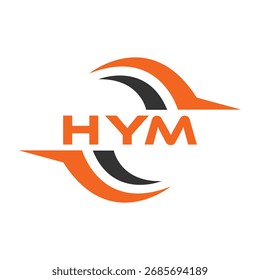 HYM letter design. HYM letter technology logo design. HYM Monogram logo design for an entrepreneur and business.