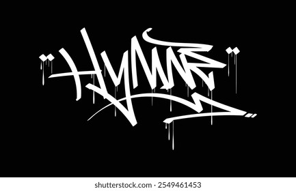 HYMNE graffiti tag style design