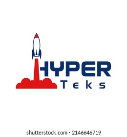 Hyper Logo Or Rocket Logo Design With The Rocket Icon In The Letter H Vector Icon Png