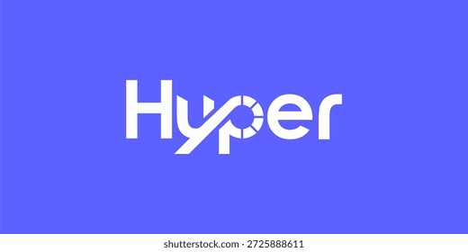Hyper Logo with Stylized Lettering