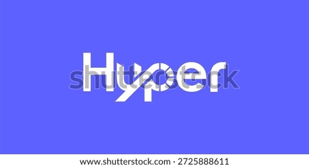 Hyper Logo with Stylized Lettering
