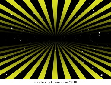 Hyper speed jump illustration